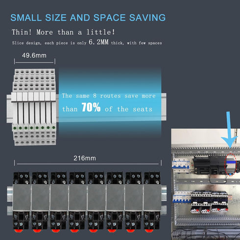Electromagnetic Relay 24V DC/ 24V AC SPDT 6A with LED Indicator, Socket Base, DIN Rail, Ultra Thin 6.2mm, UL CE VDE Certification...