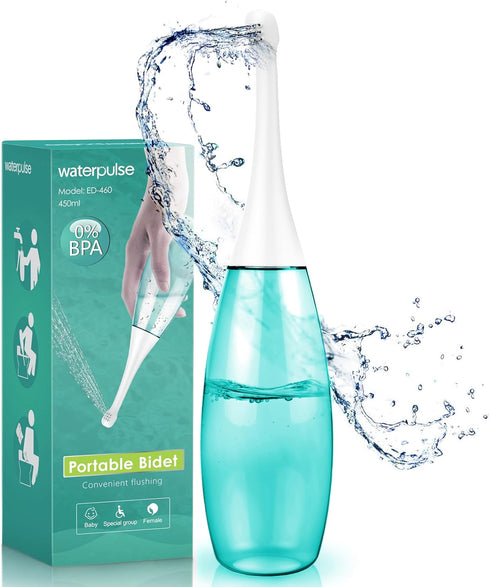 Postpartum Cleansing Care , 400ml Portable Cleansing Tool - Green, Inverted Travel Toilet Seat for Postpartum Care, Vaginal Cleansing, Patient Hyg...