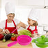 Kids Super Durable Kitchen Toys Set, Pretend Play Children's Dish Toy, Wash and Dry Tableware Dish Rack with Drainer (Great Gift for Kids) (27 Pie...