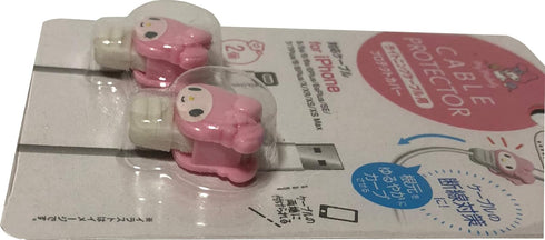 Kasoyo Sanrio My Melody Cable Protector Cell Phones Accessories 2pcs Set for iPhone (Lightning Cable)......