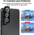amFilm Privacy Screen Protector Samsung Galaxy S22 Plus 5g 6.6 inch, Samsung Galaxy S22 + 5g 6.6 inch with 2 Pack Camera Lens Protector, Fingerpri...