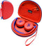 LTGEM EVA Hard Case for JBL JR300BT / Jr310BT, Sony MDR-ZX110 / MDRZX110NC / MDR-ZX310AP Wireless On-Ear Headphones - Red...