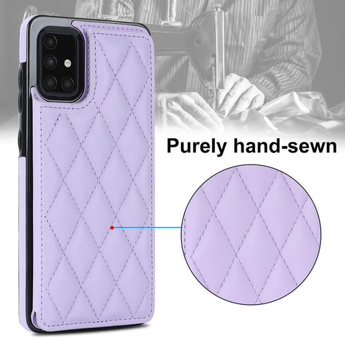 Asuwish Phone Case for Samsung Galaxy A71 5G Wallet Cover with Tempered Glass Screen Protector and Leather RFID Credit Card Holder Stand Slot Rugg...