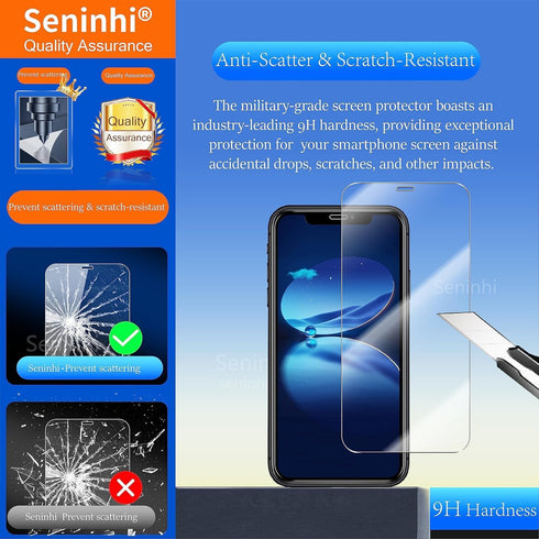 [1+1+2Pack for iPhone 11 Pro 5.8inch Transparent Screen Protector 1Pack + Privacy Screen Protector 1Pack + Camera Lens Protector 2Pack, Tempered G...