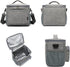 FlowFly Insulated Reusable Lunch Bag Adult Large Lunch Box for Women and Men with Adjustable Shoulder Strap,Front Zipper Pocket and Dual Large Mes...