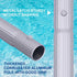 Pool Skimmer Net with Pole, Ultra Fine Mesh Pool Nets for Cleaning with pole, Semi-deep Bag Pool Net Skimmer for Above Ground and Inground Pools, ...