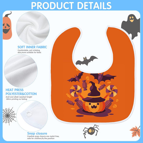 12 Pieces Sublimation Blank Baby Bib Heat Press White Baby Bib Printable Reusable Dribbler Bib Stain and Odor Resistant Feeder Drool Bib for Infan...