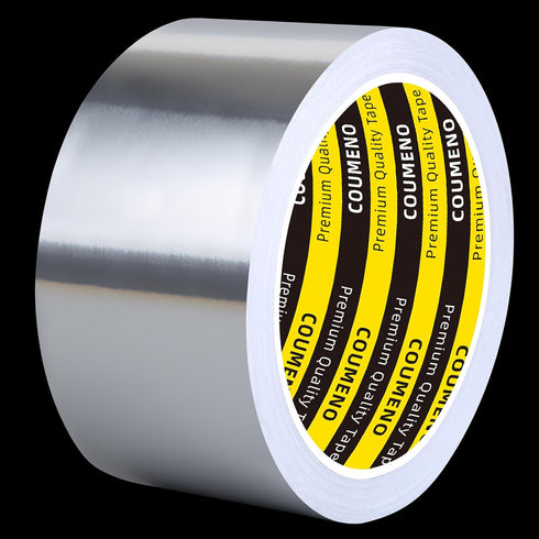 Aluminum Foil Tape, 2inX66FT/20m, High Temperature Heavy Duty Insulating Adhesive Metal Duct Tape, for Plumbing Systems, HVAC, Dryer Vents, Furnac...