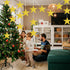 60 Pcs Glitter Star Cutouts Paper Double Printed Paper Star Decorations, 6 Inch Stars Decoration for Wedding Party Bulletin Board Classroom Decora...
