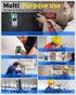 Stud Finder Wall Scanner, 5 IN 1 Upgraded Accuracy LCD Display Wall Wood Metal Stud Finder Detector, Stud Sensor Beam Finder for Center and Edge o...