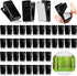 40pcs Tapestry Clips for Wall Hanging, Self Adhesive Clips for Organizing and Display - Binder & Paper Clips...
