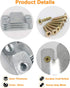 Sectional Sofa Connector Bracket, Sectional Couch Connectors Bands for Sectionals,Furniture Connectors with Screws,4 Pieces...
