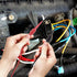 6 PCS Multimeter Test Probe Pins, 0.7mm Back Probe Kit,Auto Repair Test Leads of 4mmm Banana Plug Red and Black Non-Destructive Wire Piercing Prob...
