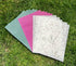 Natural Fiber Banana Bark A4 50 Sheets Mulberry Paper Sheets Art Tissue Washi Paper Design Craft Art Origami Suppliers Card Making (Mixed Colors B...
