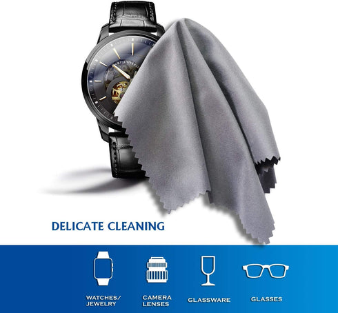 AAwipes Eyeglasses Cleaning Cloth Microfiber Cleaning Cloths 30 Pack for Cleaning Glasses, Lenses, Phones, Screens, Camera,Silverware, Any Other D...