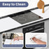 Drawer Liner, Shelf Liners for Kitchen Cabinet Waterproof & Oil-Proof Cupboard Liner Non-Slip Drawer Mat PVC Material Non Adhesive Kitchen Liner f...