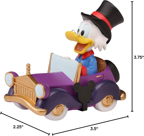 Precious Moments 201706 Disney Collectible Parade Scrooge McDuck Resin/Vinyl Figurine...