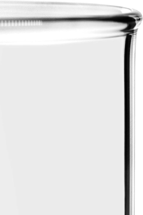 EISCO Beaker, 600ml - Tall Form with Spout - White, 50ml Graduations - Borosilicate 3.3 Glass...