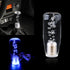 1 PC Crystal Gear Stick Shifter Knob, Transparent Bubble Gear Shifter Multicolor Gradient LED Shift Knob, Universal Cool Shift Head Car Interior A...
