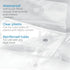 iDesign Waterproof PEVA Plastic Shower Curtain Liner for Use Alone or With Fabric Curtain, 72” x 72”, Clear...