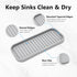 Silicone Sponge Holder 2 Pack, Dish Soap Holder for Kitchen Counter, Waterproof Sponge Soap Tray for Kitchen Sink Bathroom, Multipurpose Sink Cadd...