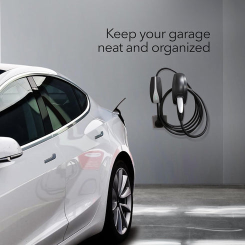 Lectron Electric Vehicle Charger Wall Mount & Cable Holder for Tesla (NACS)......