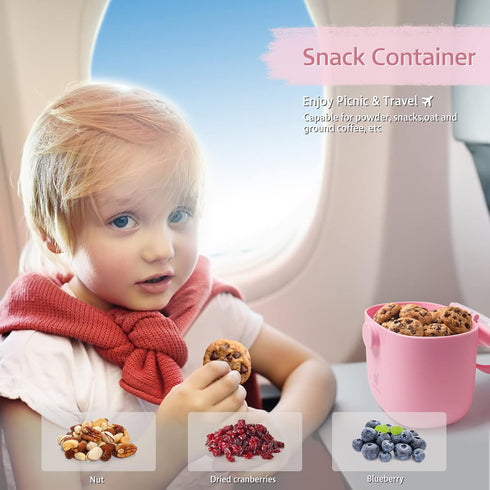 Termichy Baby Formula Dispenser, Portable Milk Powder Dispenser Container with Carry Handle and Scoop for Travel Outdoor Activities with Baby Infa...