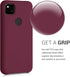 kwmobile Case Compatible with Google Pixel 4a Case - TPU Silicone Phone Cover with Soft Finish - Rhubarb Red...
