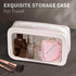 6 Pcs Triangle Powder Puff with 2 Travel Cases, Setting Powder Puffs for Face, Velour Makeup Puff for Loose Powder Body Powder, Blender Sponge Fou...