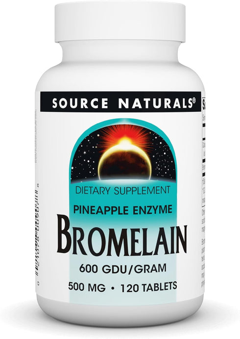 Source Naturals Bromelain, Proteolytic Enzyme Supplement, 500mg - 120 Tablets...