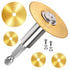 1/4-Inch Hex Shank with 4PCS Rotary Drill Saw Blades(Titanium Coating),HSS Saw Disc Wheel Cutting Blades for Drills Rotary Tools...