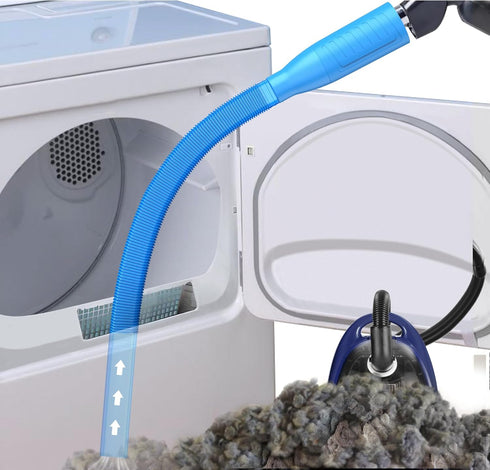 Dryer Vent Cleaner Kit Vacuum Attachment - Multiple Combinations V1 Lint Remover Power Washer and Vacuum Hose Quickly Removes Lint...
