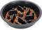 Dog Slow Feeder Bowl JASGOOD Reduce Slip Puzzle Bowl for Raised Pet Feeders - Interactive Bloat Stop Dog Dishes Elevated Diners Replacement Bowl (...