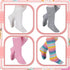 6 Pairs Mini Doll Socks Baby Clothes Accessories for Dolls Female Figure Accessories (Cute Color, 3 Inches)...