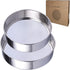 Sieve Fine Mesh, Stainless Steel Round Sifter for Baking, Flour Sieve, 8 Inch 40 Mesh and 6 Inch 60 Mesh, 2PCS...