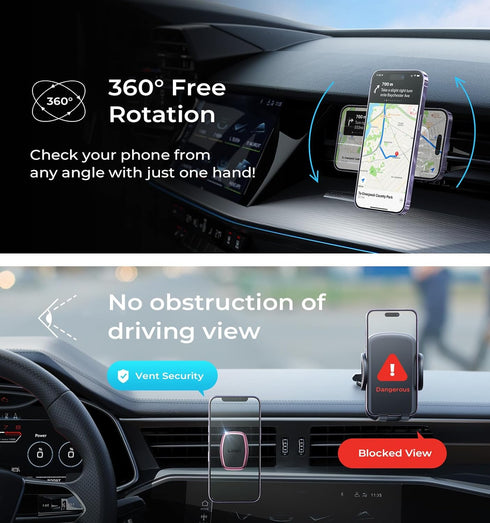 LISEN Magnetic Phone Holder for Car Samsung(20X Powerful: Blue)......