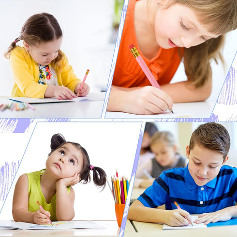 Zonon 24 Pieces Back to School Small Pencils Half Pencils Golf Pencils with Eraser Easy to Hold Graphite HB Pencils for Baby Shower Bridal Shower ...