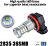 Super Bright 3000lm H8 H11 LED Fog Lights Bulbs DRL High Power 3030 Chips with Projector Lens Replacement for Cars Trucks, Ice Blue...