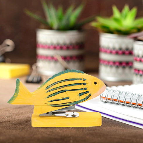 Operitacx Wooden Animal Stapler, Office Supplies Stapler, Cute Desk Stapler, Funny Stapler, Creative Animal Shape Stapler, Wood Carving Statue Scu...