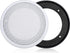 Facmogu 2PCS 5in Round Speaker Grille Replacements, White Surface Mount Speaker Covers Decorative Wall Ceiling Speaker Covers Subwoofer Car Speake...