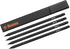4pc Black Pencils #2 Set | All Black Wood Writing Pencils with Travel Case...