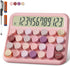 Mechanical Calculator 12 Digit Extra Large 5-Inch LCD Display, DECKLIT Battery Desk Calculator, Big Buttons Easy to Press Use as Office Calculator...