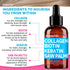 Liquid Collagen Peptides for Women - Complex with Biotin Vitamin, Hydrolyzed Keratin Protein and Saw Palmetto - Comprehensive Formula for Hair, Sk...