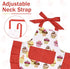 ASPMIZ Cupcake Kids Apron, Red Baking Bib Apron for 2-6 Years Child, Girls Chef Apron with Pockets for Gardening Painting, Adjustable Kitchen Apro...