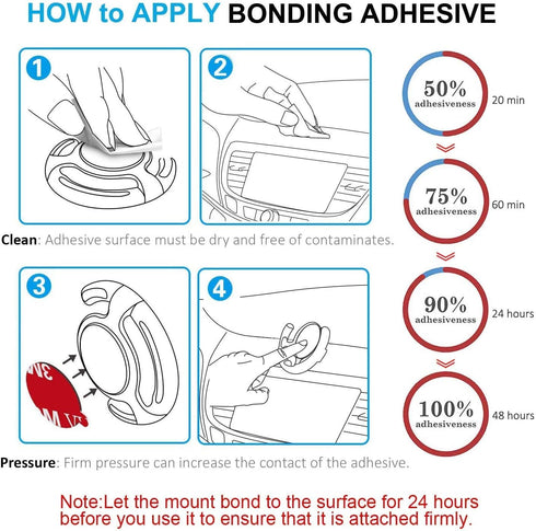 Double-Sided Phone Holder Replacement Kit 20 Pack. 12 Pieces of 3M VHB Adhesive Discs (1.55" / 40 mm), 4 Pieces of Universal Pop Sticker Pads (1.1...