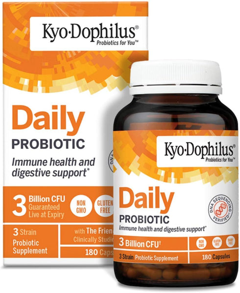 Daily Probiotic, Immune and Digestive Support, 180 capsules...