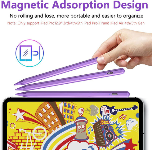 Stylus Pen for iPad, Apple Pencil for iPad 10th/9th Gen, iPad Pro 11&12.9 inch, iPad Pencil Compatible with (2018-2022) Apple iPad Air 5th/4th/3rd...