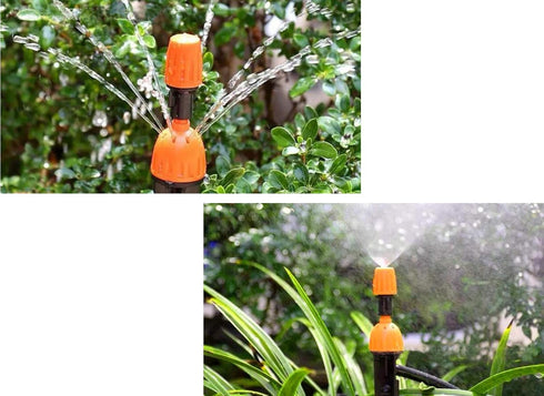 CTKcom Micro Spray Adjustable 360 Degree Water Flow Irrigation Drippers on Stake Emitter Drip System,Pack of 25...