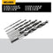 DEWALT Drill Bit Set, Brad Point, 6-Piece (DW1720) , Black...
