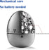 U/S Egg Kitchen Timer Cute Manual,Stainless Steel Metal Mechanical Visual Countdown Cooking Timer with Loud Alarm for Kids Cooking Tools...
